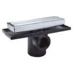 Coladera Rectangular de 1 Boca Desagüe de Contorno Rectangular para Inserto Helvex 24-RHLI