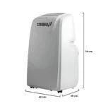 Aire Acondicionado Portátil 1 Tonelada (12,000 BTU/h) 115V Enfriamiento y Calefacción Kruger AC12PH - Imagen 5