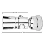 Regadera Ahorradora Cromo Meer AER-002 - Imagen 5