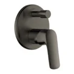 Monomando con Desviador para Regadera y/o Tina Cassia Gun Metal Urrea 9438LU.6