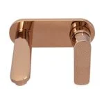 Monomando a Muro para Lavabo Cassia Rose Gold Champagne Urrea 9436LU.7 - Imagen 2