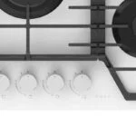 Parrilla Cristal Templado Blanco de 5 Quemadores Empotrable 76cm Nuur PARGA5VTB-L - Imagen 2