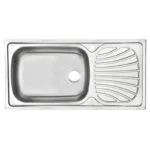 Fregadero Empotrar Escurridero Derecho 100 x 50 x 17.2 cm Tramontina 93855615