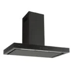 Campana Acero Inoxidable de Pared Negro 90cm Nuur CAMEXPA90ADIN