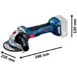 Kit Rotomartillo Inalámbrico GSB 185-LI de 1/2" 18V + Esmeril Angular Inalámbrico Brushless GWS 180-LI de 5" 18V + Kit 2 Baterías 18V y Cargador Bosch 06019H90G4 - Imagen 8