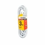 Extensión Electrica  2 x 16 AWG Blanca 3 metros Sanelec 2401 - Imagen 3
