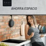 Parrilla de Inducción Magnética Vertical Negro Mate de 2 Quemadores 28.8cm 127V Nuur PARIN2-BM - Imagen 5
