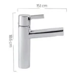 Monomando Corto para Lavabo Nhis Urrea 9433NS - Imagen 3