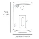 Calentador de Depósito Eléctrico 57 L (15 gal) 110 V Rheem 89VP15/474694 - Imagen 4