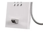 Panel de Regadera con Hidromasaje Acero Inoxidable Blanco y Bocina Bluetooth BP1627B - Imagen 2