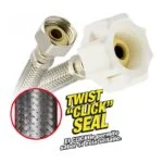 Manguera Flexible para WC Click Seal 1/2″ x 7/8″ de 40cm Fluidmaster B4T16CSLP25 - Imagen 4