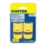 Juego de Conectores con Sistema Click Macho-Hembra 3/4" Surtek 130335 - Imagen 2