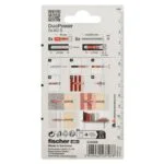 8 Taquetes de Nylon + 8 Tornillos Multimaterial DuoPower de 8mm x 40mm Fischer 534998 - Imagen 7