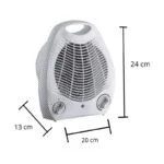 Calefactor Eléctrico Portátil 1500W CNX CAAM-003 - Imagen 3