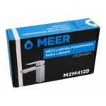 Monomando para Lavabo Cromo Meer MZM4129 - Imagen 5
