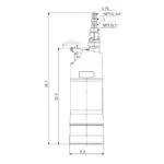 Bomba Presurizadora Sumergible 0.75 HP 115V Grundfos SBA 3-35 A - Imagen 4