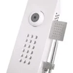 Panel de Regadera con Hidromasaje Acero Inoxidable Blanco y Bocina Bluetooth BP1627B - Imagen 3