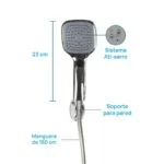 Regadera con Brazo y Teléfono 4" Meer RS306 - Imagen 3