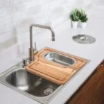 Basurero de Acero Inoxidable Empotrar 25 x 25 x 22cm 5L Tramontina 94518005 - Imagen 2
