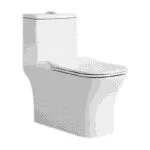 WC One Piece Cuadrado Blanco Ease Celite Roca 65EASE