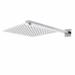 Regadera Cuadrada con Brazo Cromo ROW Tecnobath TB40.902