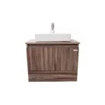 Gabinete Suspendido 60 x 45 x 58cm con Lavabo + Accesorios de Instalación Vanity Pack Olivo Ekon/Ceramosa 62806 - Imagen 3