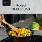 Parrilla de Inducción Magnética Vertical Negro Mate de 2 Quemadores 28.8cm 127V Nuur PARIN2-BM - Imagen 4