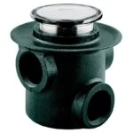 Coladera de 3 Bocas Desagüe de Contorno Redonda Helvex 1342-HL