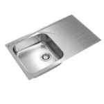 Fregadero Empotrar 86 x 50 cm 1 Tarja 1 Escurridero Derecho Universe 50 T-XP 1B 1D Plus Teka 115110025 - Imagen 3