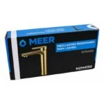 Monomando Alto para Lavabo Dorado Meer MZM4150 - Imagen 5