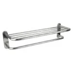 Toallero Tipo Tubo con Repisa Cromo Meer TM-004