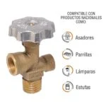 Cilindro Portátil para Gas 9 kg con Válvula Tradicional Ingusa - Imagen 2