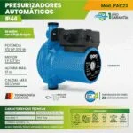 Bomba Presurizadora 1/2 HP 4 Servicios Igoto PAC-23 - Imagen 3