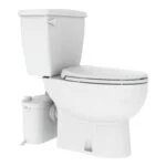 Kit Bomba para Medio Baño Sanitop Up + WC Alargado Incluye Asiento Cierre Lento Saniflo SF027-SF005-SF087