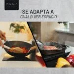 Parrilla de Inducción Magnética 2 Quemadores 68cm 127V Nuur PARIN2 - Imagen 4