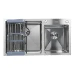 Tarja de Empotrar con Escurridor Movible 82 x 45 x 23 cm Gabriela 8245-DT