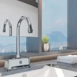 Llave de Lavabo Electrónica de Sensor de Corriente Omega Helvex TV-298-C - Imagen 3