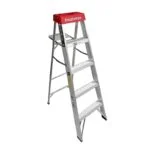 Escalera de Aluminio de Tijera 4 Escalones Tipo III 1.52 metros Carga 150 Kg Escalumex STL-5