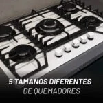 Paquete Campana de Pared Doble Cristal Templado Blanco 76cm + Parrilla Cristal Templado Blanco de 5 Quemadores Empotrable 76cm NUUR - Imagen 7