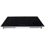 Parrilla de Inducción Magnética de 5 Quemadores Empotrable 90cm 110V Supra 5Q-IN