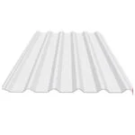 Lamina de Policarbonato T-81 Perfil R-101 1.07 x 2.44 metros Blanco Garen