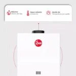 Calentador Instantáneo de 6 Litros/Min Gas LP 1 Servicio Rheem RHE-CHN06P - Imagen 3