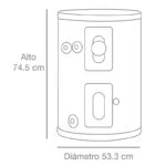 Calentador de Depósito Eléctrico 114 L (30 gal) 110 V Rheem 89VP30/474755 - Imagen 4