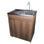 Paquete Mueble para Cocina con Fregadero y Mezcladora Valmex PTC-02