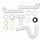Céspol Doble para Tarja con Céspol Flexible Universal Meer SADOF24 - Imagen 2