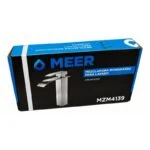 Monomando Alto para Lavabo Cromo Meer MZM4139 - Imagen 5