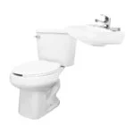 Paquete de WC Alargado + Lavabo + Accesorios de Instalación Ekon Plus II 62821