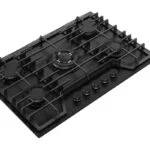 Parrilla Cristal Templado Negro Mate de 5 Quemadores Empotrable 76cm Nuur PARGA5VTM-L - Imagen 4