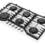 Parrilla Cristal Templado Blanco de 6 Quemadores Empotrable 90cm Nuur PARGA6VTB-L - Imagen 3