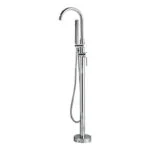 Llave de Piso para Tina con Regadera de Mano Cromo Tecnobath TB15.411